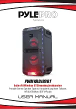 Pyle Pro PWMKRDJ89BT User Manual preview