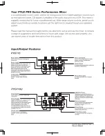 Preview for 3 page of Pyle Pro PYD718U Manual