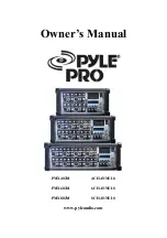 Pyle Pro PYLE PRO PMX402M Owner'S Manual предпросмотр