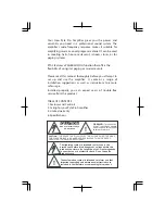 Preview for 2 page of Pyle Pro PYLE PRO PTA2 Owner'S Manual