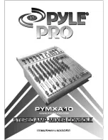 Preview for 1 page of Pyle Pro PYMXA10 Instruction Manual