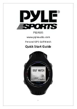 Предварительный просмотр 1 страницы Pyle Sports PSGF605 Quick Start Manual