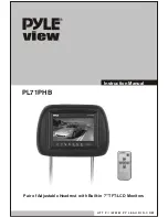 Предварительный просмотр 1 страницы Pyle view LCD Monitor PL71PHB Instruction Manual