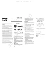 Pyle view PLCM34WIR Installation And Operation Manual предпросмотр