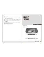 Предварительный просмотр 1 страницы Pyle view PLCM7200 Instruction Manual