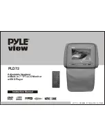 Предварительный просмотр 1 страницы Pyle view PLD72 Manual