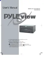 Предварительный просмотр 1 страницы Pyle view PLDVCR500 User Manual