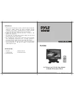 Предварительный просмотр 1 страницы Pyle view PLHR58 Instruction Manual