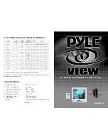 Pyle view PLMRVW155 User Manual предпросмотр