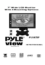 Предварительный просмотр 1 страницы Pyle view PLVH7IP Instruction Manual