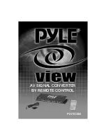 Предварительный просмотр 1 страницы Pyle view PLVSC404 Operation Manual