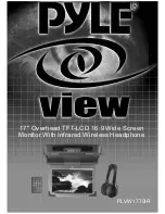 Предварительный просмотр 1 страницы Pyle view PLVW1770IR User Manual