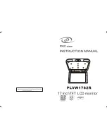 Предварительный просмотр 1 страницы Pyle view PLVW1782R Instruction Manual