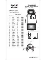 Предварительный просмотр 1 страницы Pyle view PLVWGM3 Supplementary Manual