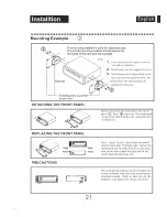 Preview for 22 page of Pyle AM/FM Receiver/CD Player Owner'S Manual