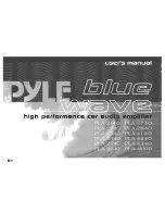 Предварительный просмотр 1 страницы Pyle Blue Wave PLA2140 User Manual