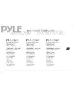 Предварительный просмотр 4 страницы Pyle Blue Wave PLA2140 User Manual