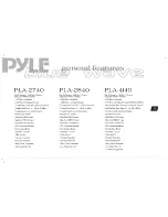 Предварительный просмотр 6 страницы Pyle Blue Wave PLA2140 User Manual