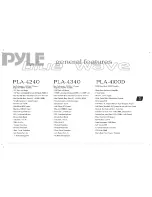 Предварительный просмотр 7 страницы Pyle Blue Wave PLA2140 User Manual