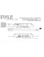 Предварительный просмотр 10 страницы Pyle Blue Wave PLA2140 User Manual