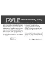 Предварительный просмотр 31 страницы Pyle Blue Wave PLA2140 User Manual