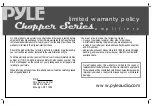 Preview for 26 page of Pyle Chopper PLA-2230 User Manual