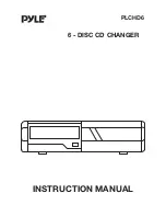 Preview for 1 page of Pyle DISC CD CHANGE Instruction Manual