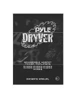 Предварительный просмотр 1 страницы Pyle Dryver PLAD212 Owner'S Manual