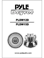 Pyle Dryver PLDW12D Specifications предпросмотр