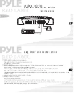 Предварительный просмотр 5 страницы Pyle Elite PLA3000D User Manual