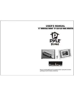 Предварительный просмотр 1 страницы Pyle Home PLVW15IW User Manual