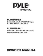 Pyle Hydra PLMRMP2A Owner'S Manual предпросмотр