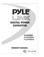 Preview for 1 page of Pyle Link PLCAP300HB Owner'S Manual