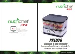 Pyle nutrichef PKFD30 User Manual предпросмотр