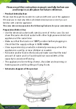 Preview for 2 page of Pyle Nutrichef PKFNMK25 User Manual