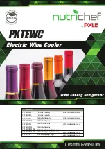 Preview for 1 page of Pyle Nutrichef  PKTEWC180 Manual