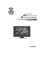 Preview for 1 page of Pyle P19LCD Operating Manual