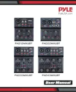 Preview for 1 page of Pyle PAD12MXUBT User Manual