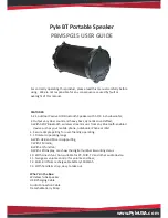 Preview for 2 page of Pyle PBMSPG15 User Manual