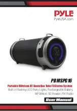 Pyle PBMSPG16 User Manual preview