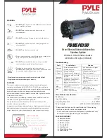 Pyle PBMSPG190 User Manual preview