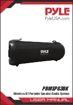 Pyle PBMSPG3BK User Manual предпросмотр