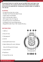 Предварительный просмотр 2 страницы Pyle PBMSPG3BK User Manual