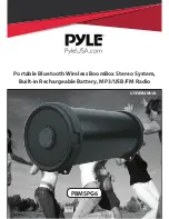 Preview for 1 page of Pyle PBMSPG6 User Manual