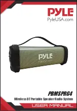 Pyle PBMSPRG4 User Manual preview