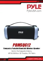 Pyle PBMSQG12 Use Manual preview