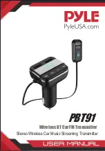 Pyle PBT91 User Manual preview