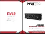 Preview for 1 page of Pyle PCAU46BA User Manual