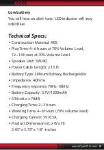 Preview for 9 page of Pyle PCLSB1BK User Manual