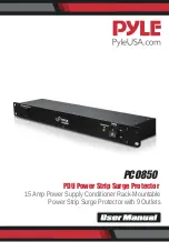 Pyle PCO850 User Manual preview